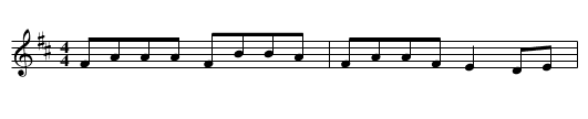 Little Bag of Potatoes [1] - staff notation