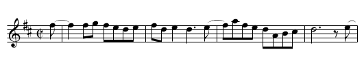 Little Betty Brown [1] - staff notation