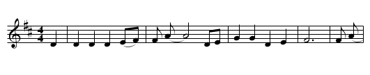 Little Box of Pine on the 7:29 - staff notation