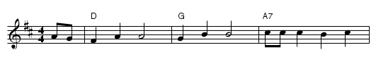 Little Brown Jug - staff notation