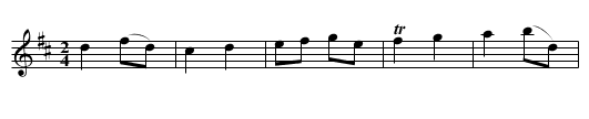 Little brown Thing. JJo5.064, The - staff notation