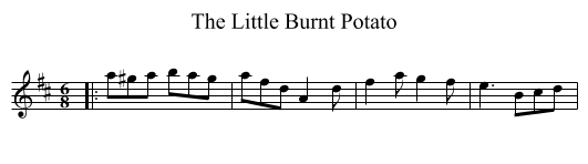 Little Burnt Potato, The  - staff notation