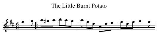 Little Burnt Potato, The  - staff notation