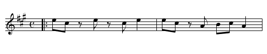 LITTLE DIAMOND - staff notation