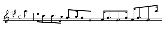 Little Fanny's Love or Lady Bairds Reel - staff notation