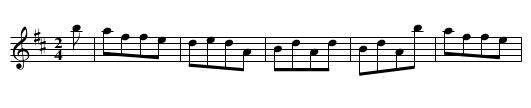 Little Fanny's love - staff notation