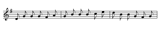 Little Fishie - staff notation