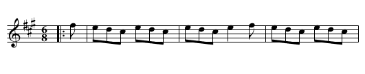 Little House under the Hill - staff notation
