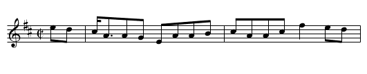 Little Katie Kearney - staff notation
