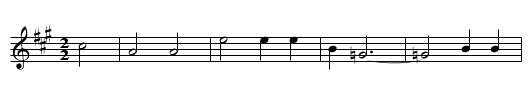 Little Maggie - staff notation