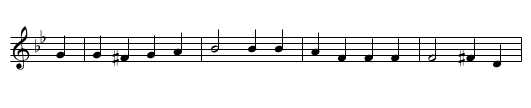 Little Man & Maid, The - staff notation