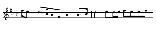Little Mary Cullinan - staff notation