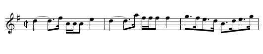Little Men of the Mearns, The - staff notation