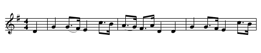Little Musgrave and Lady Barnard - staff notation