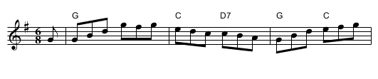 LITTLE PEGGY'S -- JIG - staff notation
