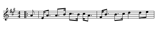 Little Peggy's Love - staff notation