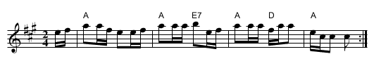Little Rabbit - staff notation