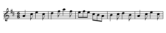 Little Round Hill - staff notation