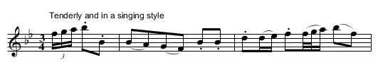 Little Swallow, The - staff notation