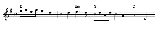 Little Toesy - staff notation