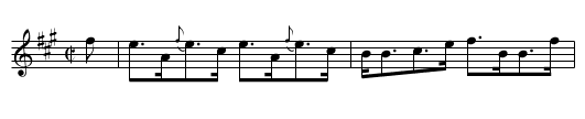 Little Waist, The  - staff notation