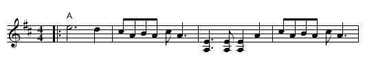 Little Whiskey - staff notation