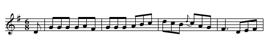 Little Yellow Road, The - staff notation