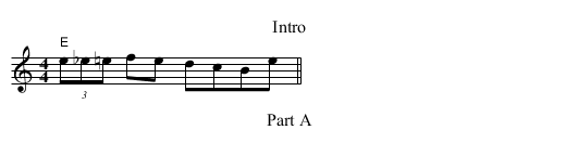Lively and Happy - staff notation
