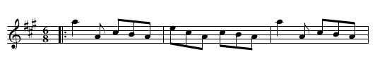 Lively Tim - staff notation