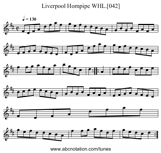 Liverpool Hornpipe WHL.[042] - staff notation