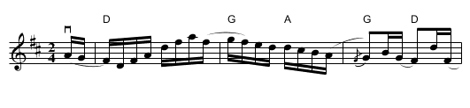 Liverpool Hornpipe - staff notation