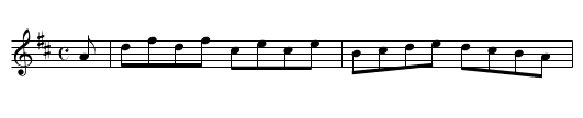 Liverpool Hornpipe - staff notation