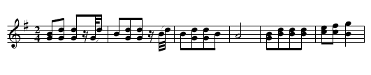 Liza Jane [4] - staff notation