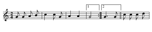 L'Izobeletto - staff notation
