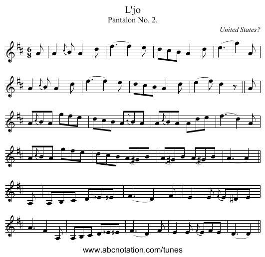 L'jo - staff notation