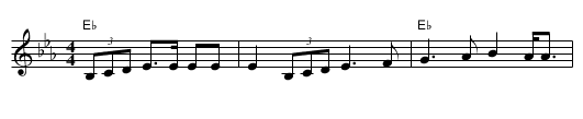 Ljube Ljube - staff notation