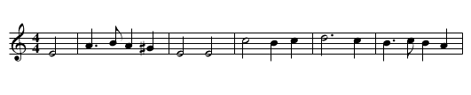 Ljugaren - staff notation
