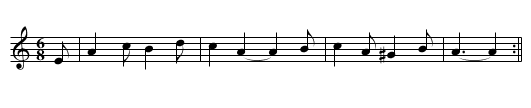 Llydaw - staff notation