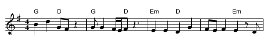 Lo Ahavti Dai - staff notation