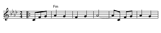 Lo Yissa Goy - staff notation