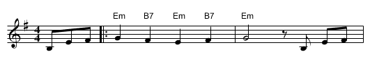 Lo Yissa Goy - staff notation