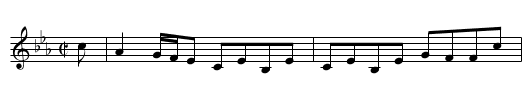 Loch Builg - staff notation