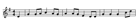 Loch Lomond - staff notation