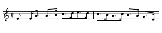 Loch Maree [2] - staff notation