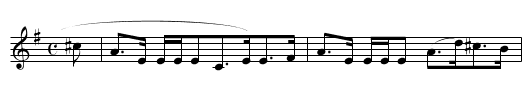 Loch of Forfar [1] - staff notation