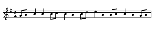Lochaber No More - staff notation