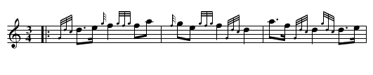 Lochanside - staff notation
