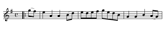 LOCHIEL'S MARCH - staff notation