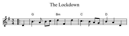 Lockdown, The  - staff notation