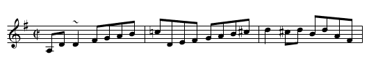 Log Cabin, The - staff notation